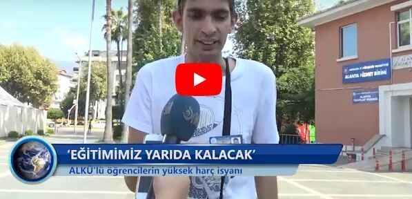 ALKÜ'lü öğrencilerin harç isyanı
